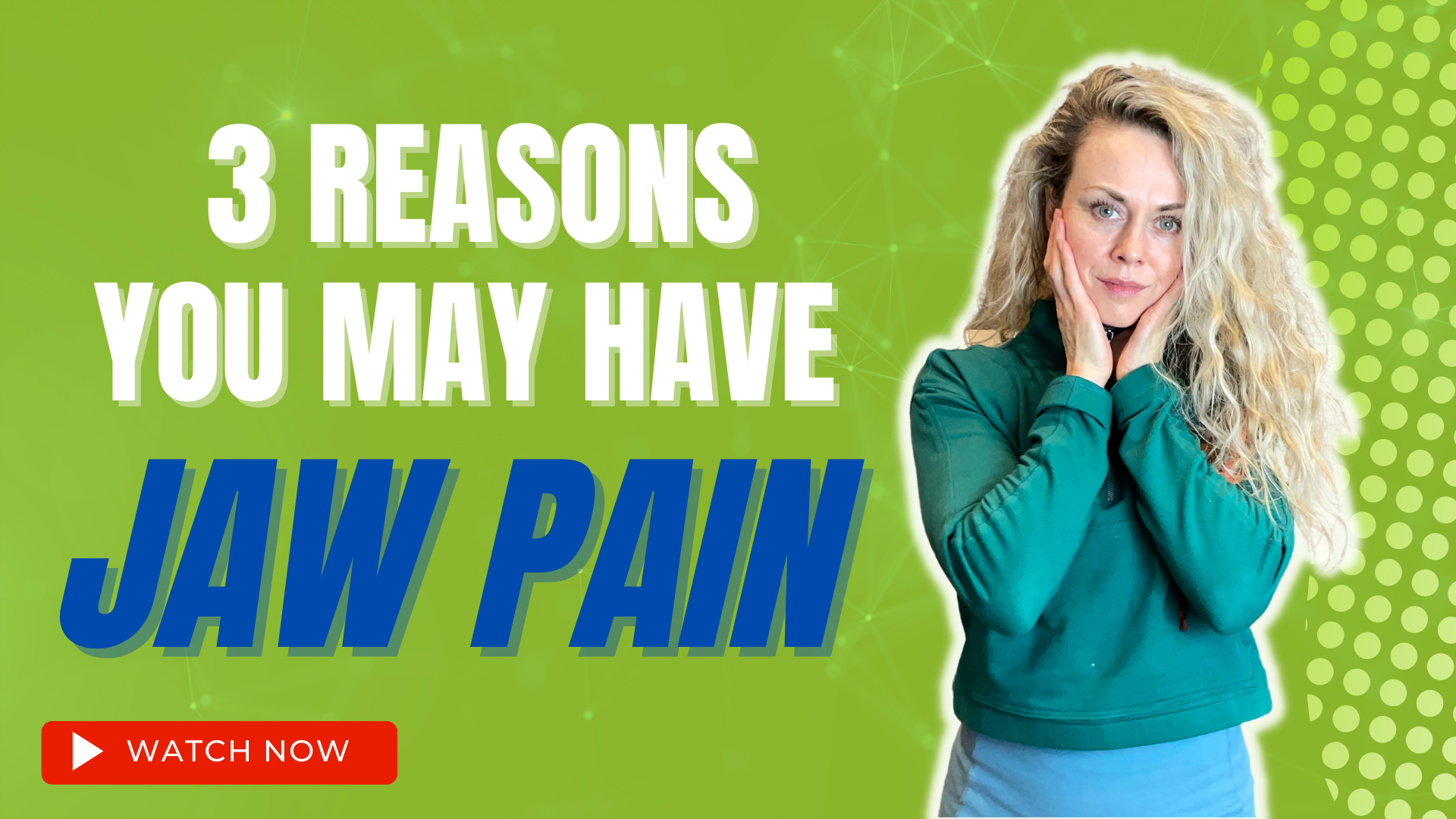 3 reasons you may have jaw pain